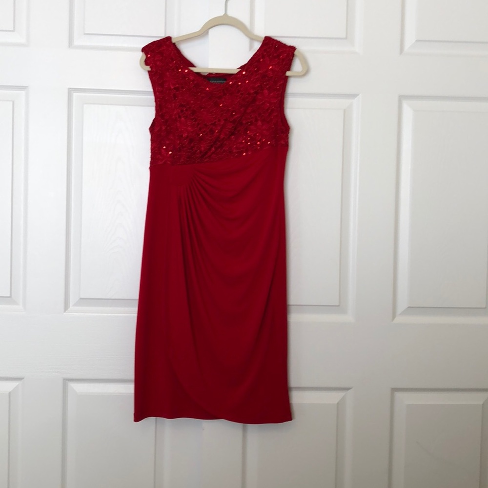 Connected Apparel red dress